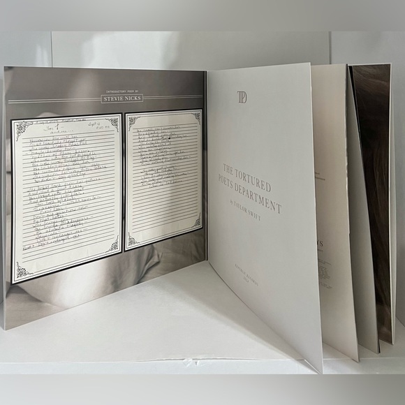 Taylor Swift SIGNED PHOTO INSERT The Tortured Poets Department Vinyl Manuscript - Picture 3 of 9